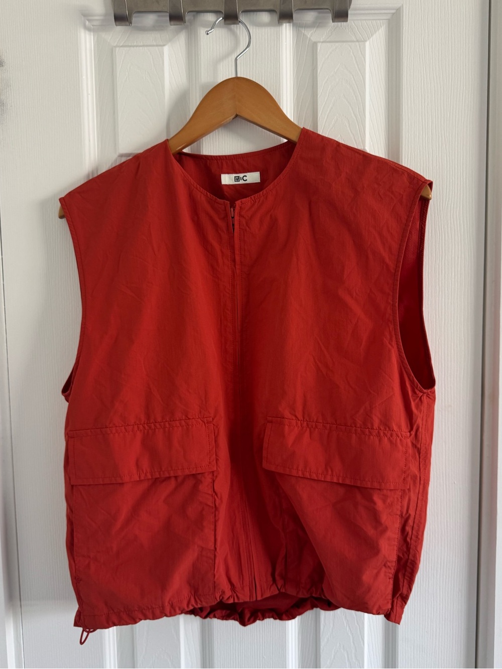 Uniqlo “C” collection full zip vest, XS